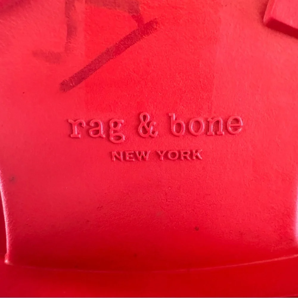 Rag & Bone Shiloh Rainboots in Fire Red